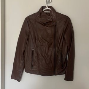 Danier Brown Leather Jacket